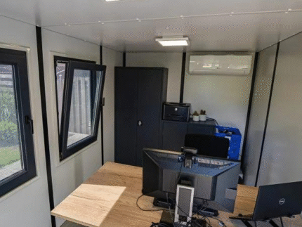 Container Aménagé Bureau 2x2m