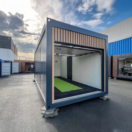 Container aménagé en garage par SCI MONGe