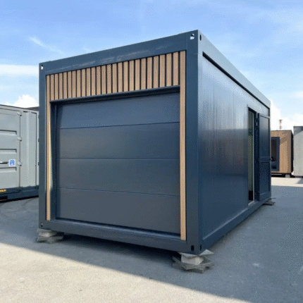 Container aménagé en garage par SCI MONGe