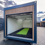 Container aménagé en garage par SCI MONGe
