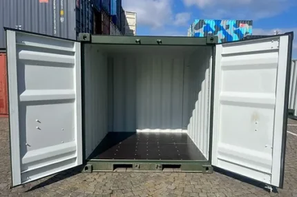 Container 8 Pieds Neuf – Mini Conteneur Maritime de Stockage Compact et Sécurisé