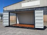Container de stockage 15 pieds Open Side avec double ouverture