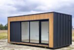Module Préfabriqué 18 m² – Design Bois & Anthracite